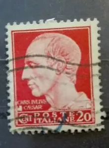 Francobollo Giulio Cesare 20 Cent - Foto 1 di 1