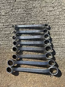 7 Piece SAE Vintage Cornwell 12 Point Offset Double Box Wrenches Set 5/16 to 3/4 - Picture 1 of 7