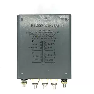 FREED TRANSFORMER PN 1374 NSN 5950-00-175-3178 VINTAGE - Picture 1 of 6