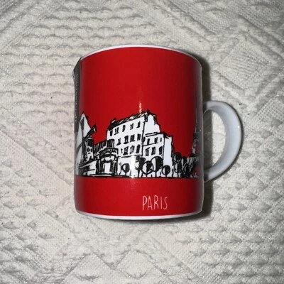 Tazas de café espresso KitchenCraft 80 ml de porcelana Paris x 6 Foto 1 de 4