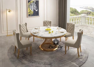 Designer Esstisch Golden Spirit - Bild 1 von 10