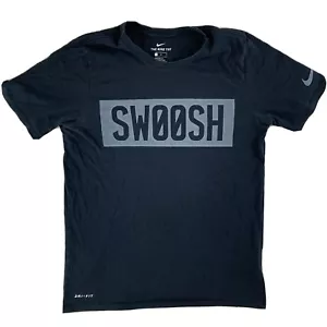 Men’s The Nike Tee Short Sleeve Classic Swoosh Dri Fit • Medium - Picture 1 of 4