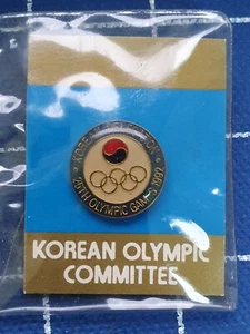 Pin badge NOC KOREA National Olympic committee Barcelona 1992 92 Olympics games - Picture 1 of 2