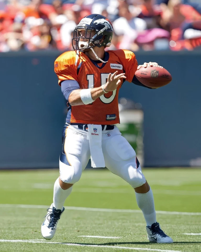 Impresión fotográfica brillante Tim Tebow #15 Denver Broncos NFL 8"X10" 3-TGB Foto 1 de 1
