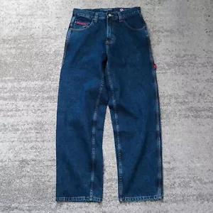 Vintage US Polo Assn Jeans Men's 31x32 Blue Carpenter Embroidered 90s Y2K Skater - Picture 1 of 6