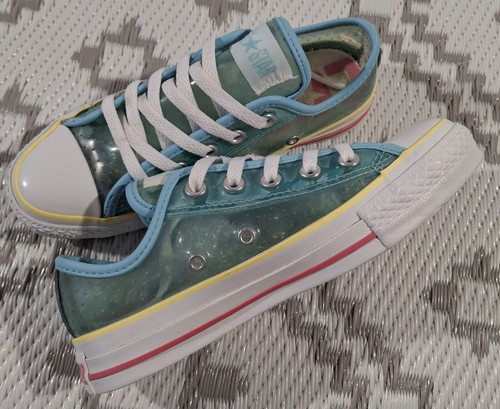 All Star Converse CT Clear Ox Edizione Limitata Scarpe da Ginnastica Donna UK 4 Ottime...