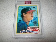 2019 TOPPS ARCHIVES 1989 TOPPS DALE MURPHY AUTOGRAPH AUTO #D/68 ATLANTA BRAVES