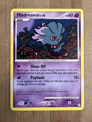 Misdreavus - 107/146 - Common LP, English Pokemon Legends Awakened - Image 1 of 2