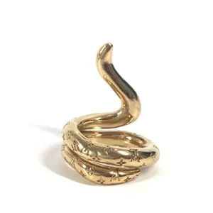 LOUIS VUITTON Trioberg Tentacool Nanogram Ring Accessories Ring Metal Gold - Picture 1 of 10