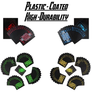Playing Cards Waterproof Plastic Deck PVC Poker Card Creative Party Game Gift A1 - Picture 1 of 16