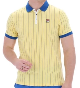Polo Fila Bjorn Borg BB1 - Camisa Tenis Icónica - Amarilla - ¡Impresionante Color Nuevo! - Imagen 1 de 10