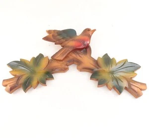Reloj de cuco corona con pájaro 8-11/16 pulgadas de ancho - JK725 - Imagen 1 de 2