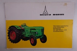 Deutz Schlepper D6005 1964 Katalog To-7634 - Bild 1 von 5