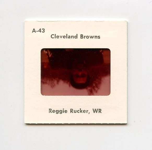 #TN28312 REGGIE RUCKER, WR 1975 Rare Football TV Slide - Image 1 of 1