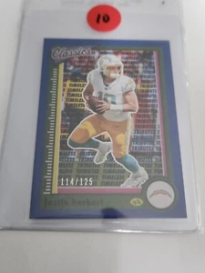 2022 Panini Classics Timeless Tributes Blue /125 Justin Herbert #49 - Bild 1 von 2