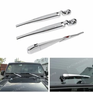 Cubierta decorativa limpiaparabrisas delantero cromado 8* para Jeep Wrangler JL 2018-2019 - Imagen 1 de 4