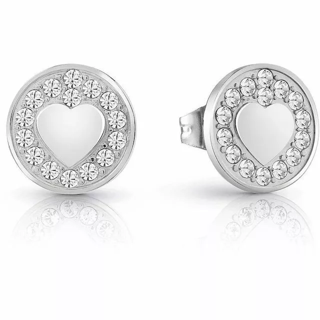 Orecchini Guess UBE85012 Donna Silver Ohrringe Bigiotteria Nuovo - Immagine 1 di 1