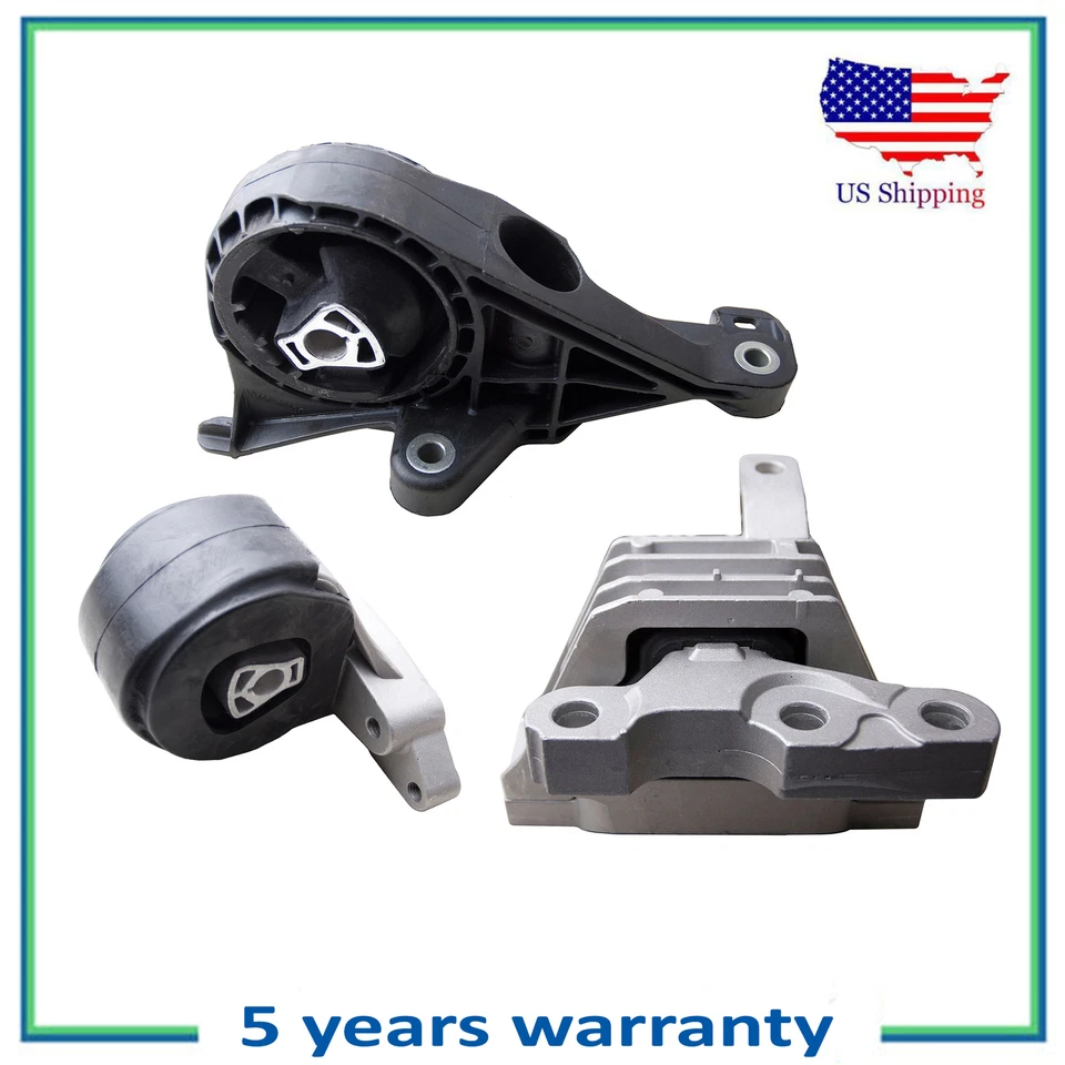 MotorKing Engine Motor & Auto Trans Mount Set For 2010-2011 Cadillac SRX 2.8L - Image 1 of 4