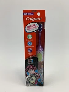 RARE Colgate Talking MONSTER HIGH Draculaura & Frankie Stein Toothbrush NIP - Foto 1 di 12