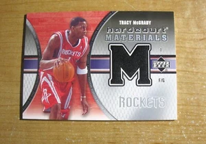 TRACY McGRADY 2005-06 Upper Deck HARDCOURT MATERIALS Game-Used Warm-Up #HM-TM - Bild 1 von 6