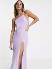 ASOS One-Shoulder Slipdress in Lilac Size 6 NWT