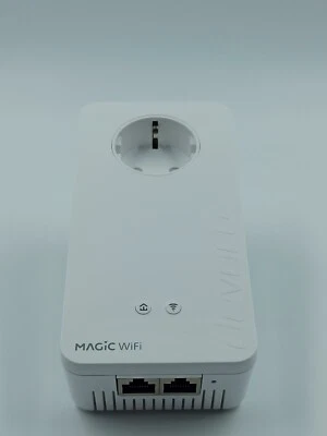 Devolo Powerline Magic 1 WiFi 2-1 Netzwerk LAN 1200Mbps WLAN Adapter Powerlan - Bild 1 von 3