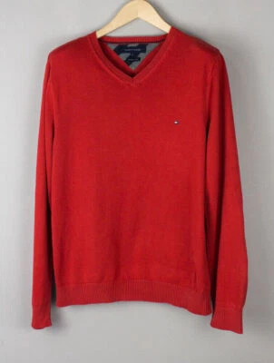 TOMMY HILFIGER Suéter De Algodón Premium Para Hombre Talla L - Imagen 1 de 4