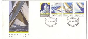 1987 FDC Australia. America's Cup 1987. Various FDI postmarks - Picture 1 of 1
