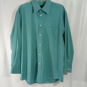 Beverly Hills Polo Club Mens Dress Shirt Large 16.5 32/33 Long Sleeve - Picture 1 of 6