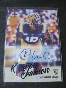 K'LAVON CHAISSON 2020 Panini Luminance Rookie Autographs Blue #141 Jaguars 16/50 - Picture 1 of 2