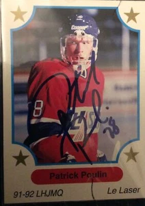 Patrick Poulin NHL Signierte Karte - Bild 1 von 2