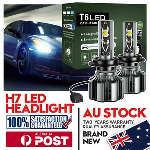 H7 LED HID Headlight Globes Bulbs For Holden Captiva 2006-2014 HALOGEN 6000K/ - Picture 1 of 16