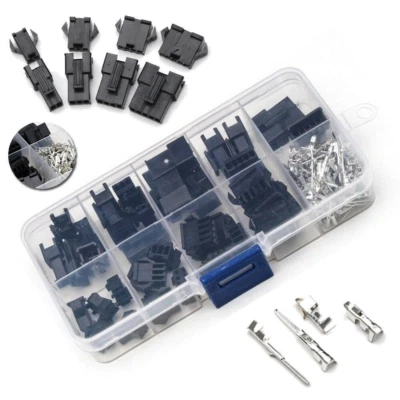 200pcs 2/3/4/5Pin JST-2.54mm Terminal Wire Connector Cable Plug Kit set - Image 1 of 4