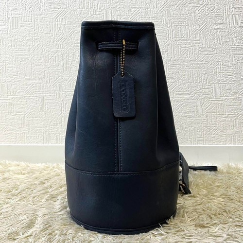 Vintage+COACH+Shoulder+Bag+Yellow+Bixby+sling+bag+Leather+Purse+9984