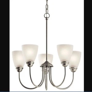 Kichler Lighting 43638NI Jolie Chandelier Brushed Nickel - Picture 1 of 5