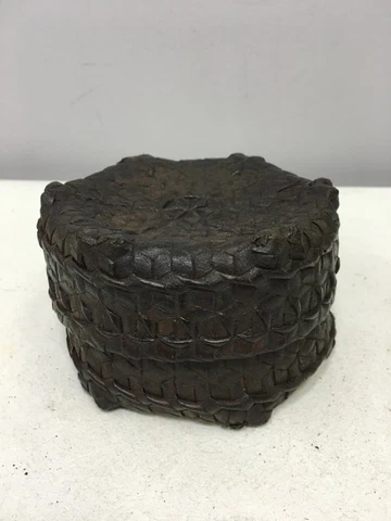 Basket Woven Bamboo Rattan Basket Philippines Ifugao Tribe Cover