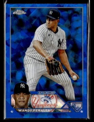 Wandy Peralta - 2023 Topps Chrome Update Sapphire Edition #USCS270 Yankees - Image 1 of 2