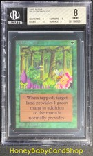 MTG Limited Edition Alpha 1993 Wild Growth BGS 8.0 NM/MT Old School 93/94
