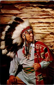 Postal Ton Tobee Chickasaw Cantante Indio Stand Rock Ceremonial Wisconsin Dells - Imagen 1 de 2