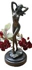 Bronzefigur Jungfrau Bronze Skulptur Frau Statue Akt Venus Erotik Gttin Deko