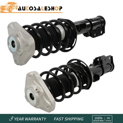 Pair Front Shock Struts Assembly For Mercedes W212 W218 CLS63 E63 AMG 4Matic ADS Foto 1 de 4