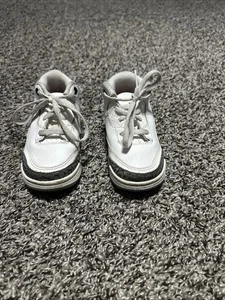 Nike Air Jordan Retro 3 White Cement Reimagined Kids Size 8C DM0968-100 - Picture 1 of 21