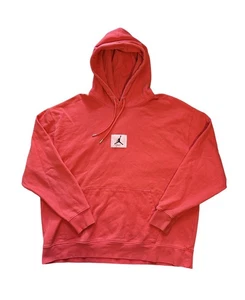 JORDAN FLIGHT PILE PULLOVER LAVATO FELPA CON CAPPUCCIO ARAGOSTA ROSSA FB7290-604 UOMO TAGLIA 2XL - Foto 1 di 10