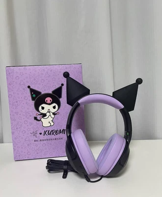 Razer x Sanrio Kuromi Kraken V2 Wired Headset Headphone Limited Edition - Image 1 of 4