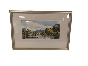 Original Watercolour Painting by Sean O'Connor Framed Art 85x62cm    E1 G875 - Picture 1 of 11