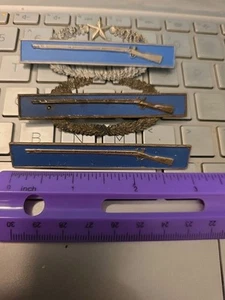 3-Sterling Silber Armee Kampfabzeichen CIB mit Stern -CIB Standard-Experte Infanterist - Bild 1 von 24