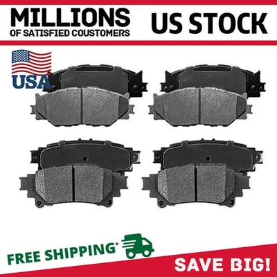 Juego de pastillas de freno de disco de cerámica premium delanteras y traseras para Lexus IS250 2014 2015 nuevas Foto 1 de 4