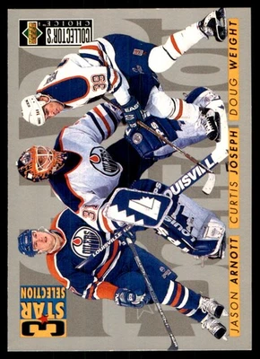 Óleo NHL Jason Arnott / Curtis Joseph / Doug Weight 3SS 1996-97 CC #317 - Imagem 1 de 2