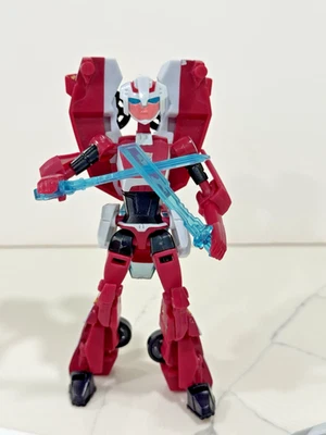 Arcee TRU 100% Complete Deluxe Animated Transformers Fins Swords TRU Exclusive - Image 1 of 4