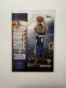 2025-26 Topps Jeremiah Fears Rise to Stardom RC Rookie #RTS-7 Pelicans - Picture 1 of 2